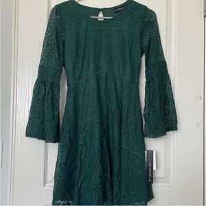 Green My Michelle Lace Dress (XS)